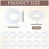 200Pcs Nylon Gaskets FIND-GF0009-37A-2