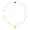 201 Stainless Steel Geometric Pendant Necklaces WGD60F5-04-2