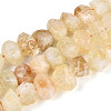 Natural Citrine(Heated) Beads Strands G-N347-18A-03-2