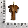 Natural Tiger Eye Carved Pendants G-C282-04C-3