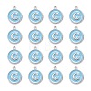 Platinum Plated Alloy Enamel Charms LS-X-ENAM-S118-04C-P-2