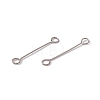 Non-Tarnish 304 Stainless Steel Connector Charms STAS-G291-03B-P-2