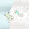 Alloy Enamel Stud Earrings for Women AL-CBA004A-03S-3
