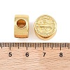 Brass European Beads KK-CBABBCE-01G-3