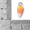 Halloween Opaque Resin Candy Corn Charms RESI-G102-01-4