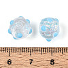 Handmade Foil Lampwork Beads Strands FOIL-T008-02D-4