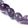 Natural Amethyst Bead Stretch Bracelets BJEW-K213-05-3