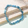 Natural Apatite Bead Stretch Bracelets BJEW-K213-40-1