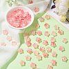 100Pcs Gradient Color Handmade Lampwork Beads DIY-SZ0010-51C-4
