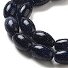 Synthetic Blue Goldstone Beads Strands G-B106-B01-01-4