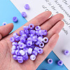 Acrylic European Beads MACR-S375-002B-04-5