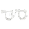 Resin Clip-on Earring Findings X1-FIND-H046-04-1