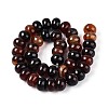 Dyed Natural Agate Beads Strands G-T144-26B-2