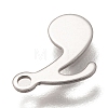 201 Stainless Steel Charms STAS-C017-09P-3