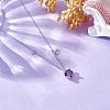 925 Sterling Silver Zircon Pendant Necklace 12 Constellation Pendant Necklace Jewelry Anniversary Birthday Gifts for Women Men JN1088H-3