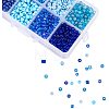 Mixed Style 6/0 Round Glass Seed Beads SEED-PH0006-4mm-03-4