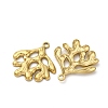 304 Stainless Steel Pendants STAS-Z142-07G-2