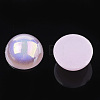 ABS Plastic Imitation Pearl Cabochons OACR-S025-8mm-16-2