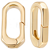 2Pcs Brass Spring Gate Rings KK-BBC0024-20G-01-7