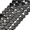 Natural Black Onyx(Dyed & Heated) Beads Strands G-M403-A56-02-2