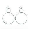 PVD Vacuum Plating 304 Stainless Steel Dangle Earrings EJEW-L237-02M-1