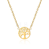 Elegant Stainless Steel Tree of Life Pendant Necklace for Women. AO2762-1-1