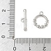 Brass Toggle Clasps KK-CBAFC6C-07B-P-4