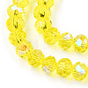 Electroplate Glass Beads Strands LS-EGLA-A034-T6mm-L28-2