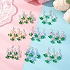 40Pcs Tulip Acrylic Pendant Decorations HJEW-JM04689-01-1