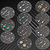   367Pcs 11 Style Plastic & Silicone & Brass Ear Nuts DIY-PH0009-70-3