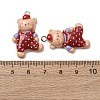 Cute Opaque Resin Pendants FIND-H069-07P-2