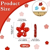10Pcs Handmade Lampwork Beads LAMP-YW0001-76-3