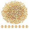   Brass Round Spacer Beads KK-PH0006-40B-1