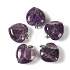 Natural Banded Amethyst Pendants GG-CBAA0EE-04P-13-1