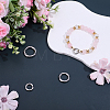 4Pcs 4 Styles 304 Stainless Steel Spring Gate Rings STAS-HY0002-16-4