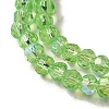 Electroplate Transparent Glass Beads Strands LS-EGLA-A035-T3mm-L09-3