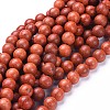 Natural Wood Beads Strands LS-WOOD-F008-01-C-1