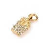 304 Stainless Steel Rhinestone Pendants STAS-I365-01G-01-2