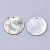 Black Lip Shell Pendants SSHEL-S251-36E-2