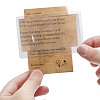 30Pcs Ultra Thin PVC Magnifying Lenses Bookmark AJEW-SP0002-34-7
