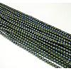 Non-magnetic Synthetic Hematite Beads Strands G-K015-4mm-08-3