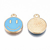 Alloy Enamel Charms ENAM-S121-165B-RS-3