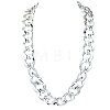 1Pc Acrylic Cuban Link Chain Necklaces for Men NJEW-SP0001-09A-S-1