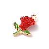 Alloy Enamel Pendants AL-CBA02ED-05G-A-2