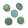 Tibetan Style Alloy Shank Buttons FIND-Z112-03M-1