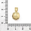 Brass Charms KK-H296-01F-G-3