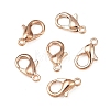 Zinc Alloy Lobster Claw Clasps E103-RG-1