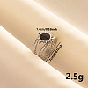 Stylish Sun Enamel Open Cuff Ring CL1011-1-1