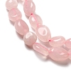 Natural Rose Quartz Beads Strands G-I351-B05-3