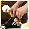 Brass Keychains AJEW-JOY0002-005-4
